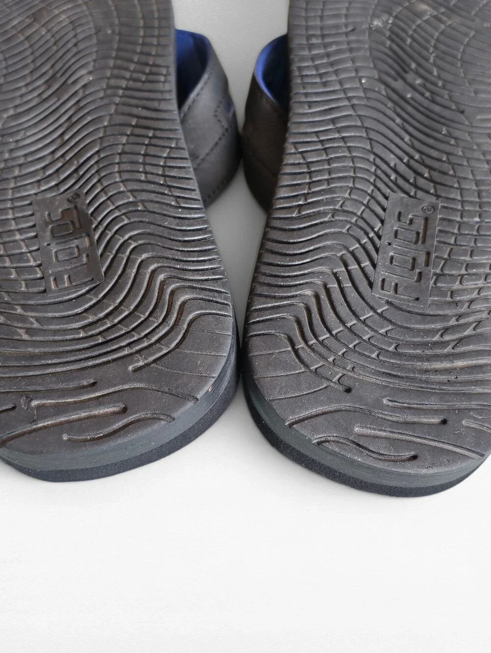 Flojos Flip Flops Black Size 10